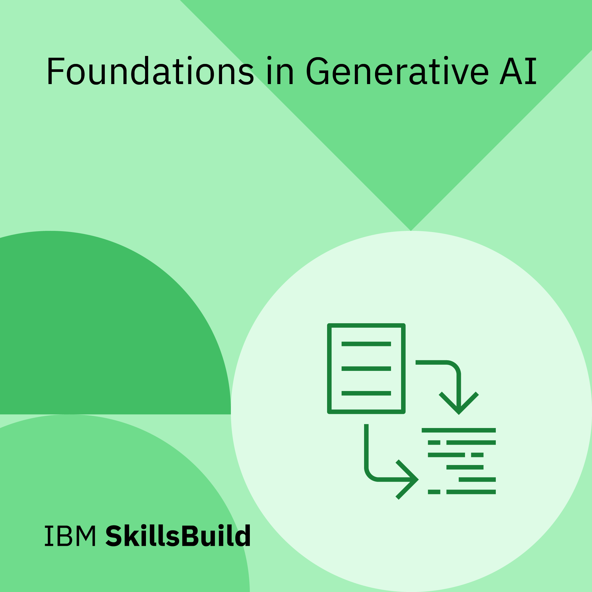 Foundations in Generative AI digital sticker